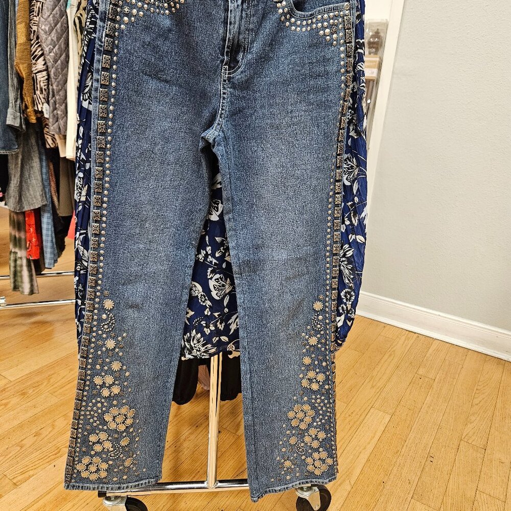 Studded jeans